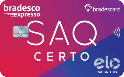 Imagem do cartão Bradesco Expresso SAQ Certo Elo Mais