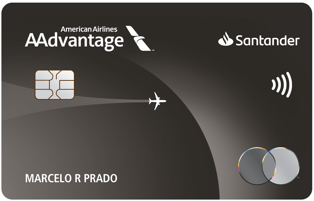 Imagem do cartão Santander / AAdvantage Black