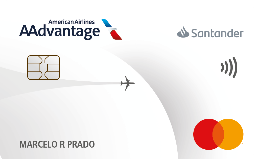 Imagem do cartão Santander AAdvantage Quartz