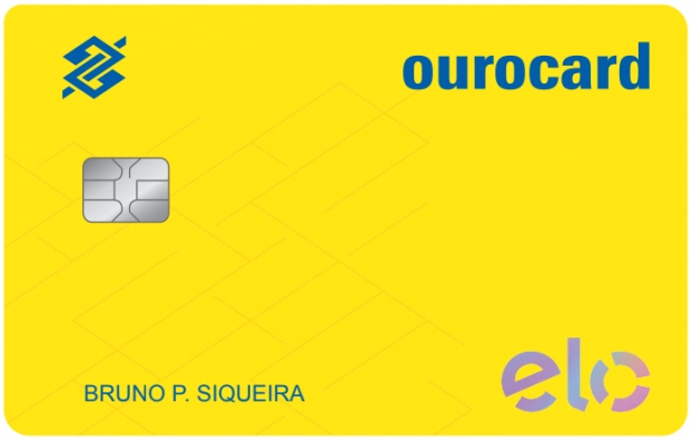 Imagem do cartão Ourocard Elo