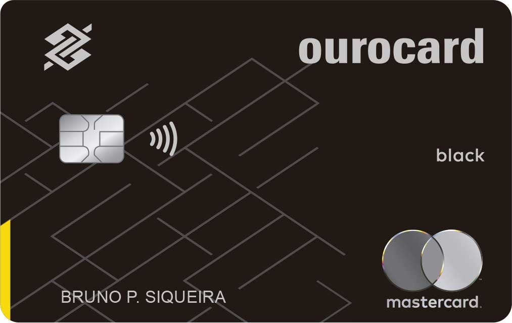 Imagem do cartão Ourocard Mastercard Black