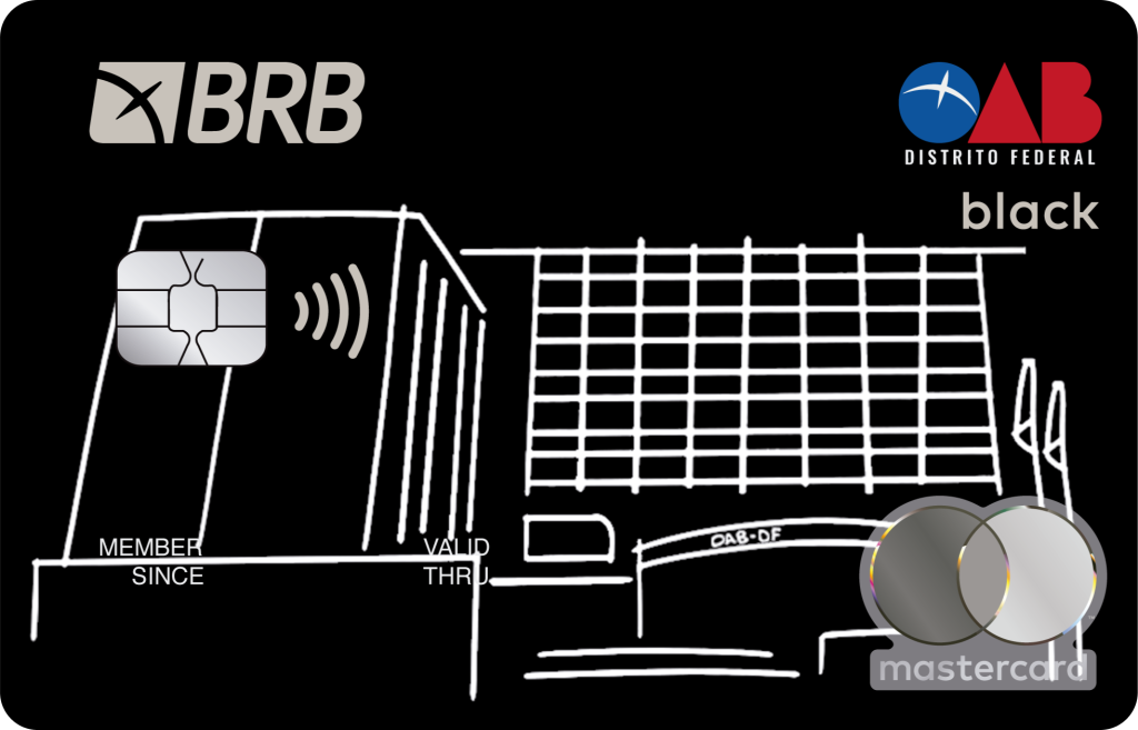 Imagem do cartão BRB OAB DF Black