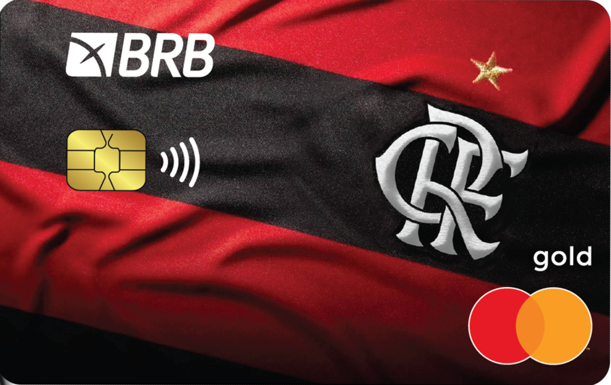 Imagem do cartão Flamengo Mastercard Gold