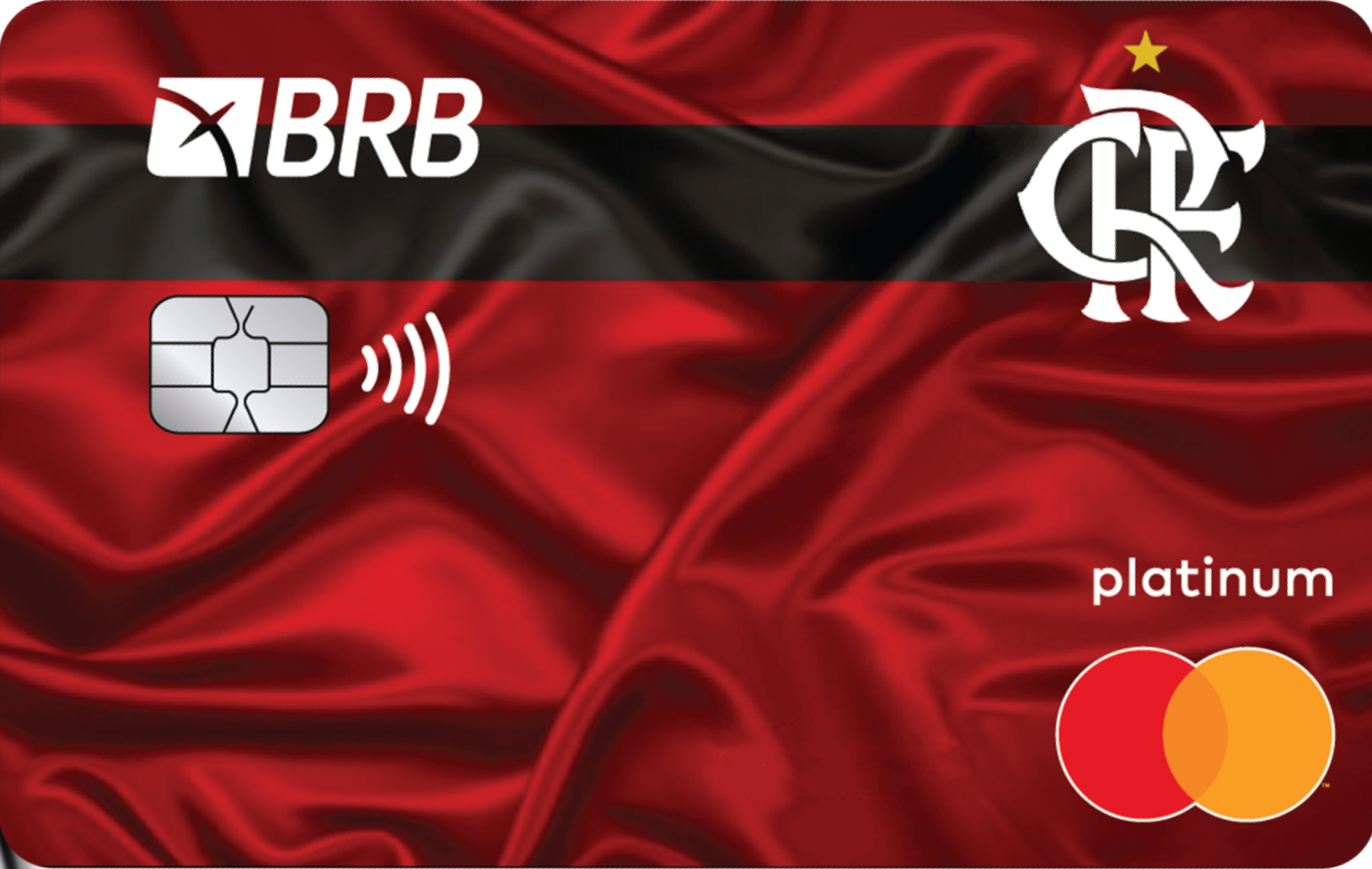 Imagem do cartão Flamengo Mastercard Platinum