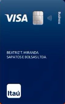 Imagem do cartão Itaú Business Visa Platinum