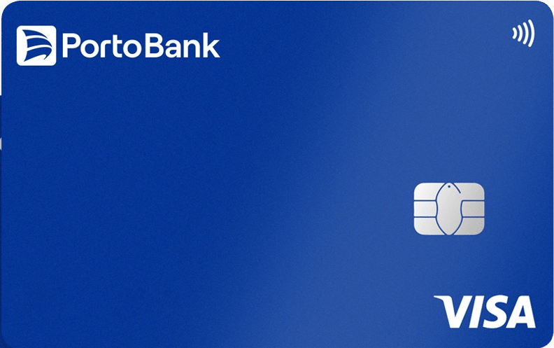 Imagem do cartão Porto Bank Visa Gold