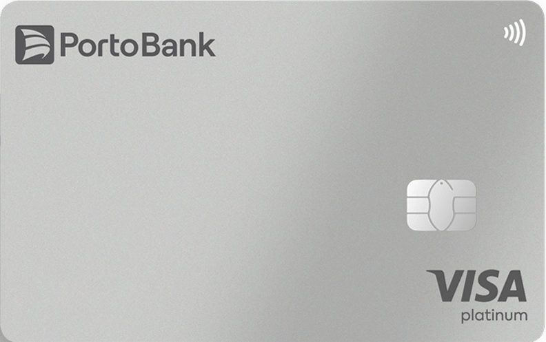 Imagem do cartão Porto Bank Visa Platinum