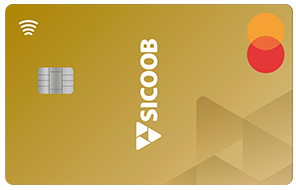 Imagem do cartão Sicoobcard Mastercard Gold