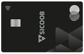 Imagem do cartão Sicoobcard Mastercard Black