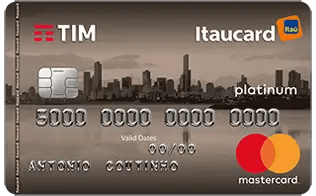 Imagem do cartão TIM Mastercard Platinum