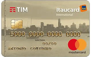 Imagem do cartão TIM Mastercard Internacional