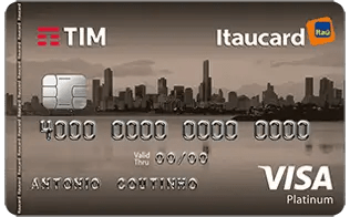 Imagem do cartão TIM Visa Platinum