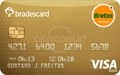 Imagem do cartão Cencosud Bretas Visa Gold